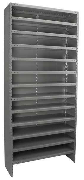 Akro-Mils Metal Shelving Unit, 18"D x 36"W x 79"H, 13 Shelves, Steel ASC1879