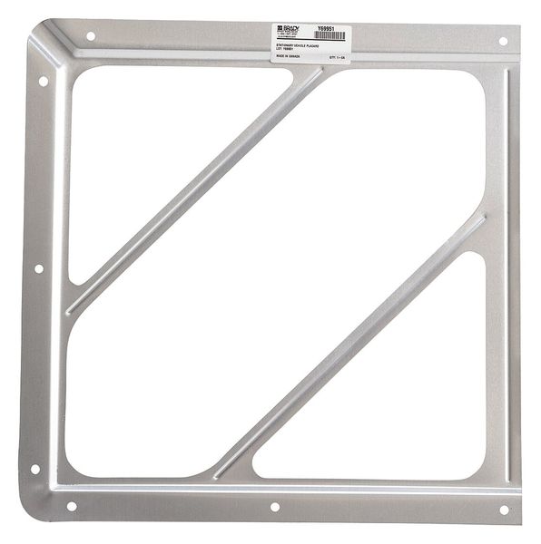 Brady Front Plate Placard Holder, 10-4/5 In.H 76988