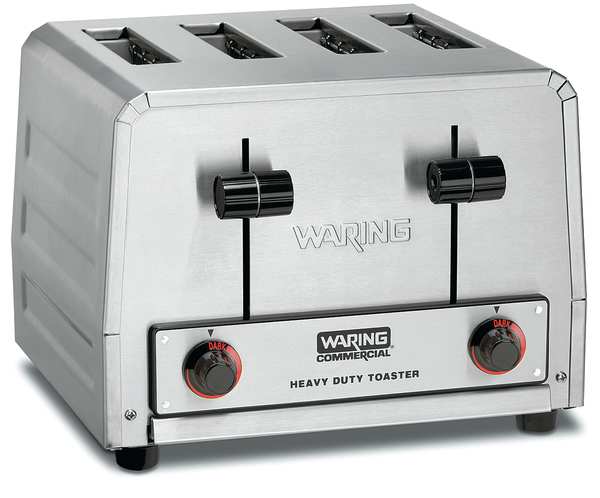 Waring Commercial 11" 4 Slot Stainless Steel Commercial Toaster WCT800RC