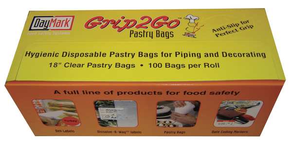 Daymark Pastry Bag, 1/8 gal., 18"L x 8"W, PK100 112793