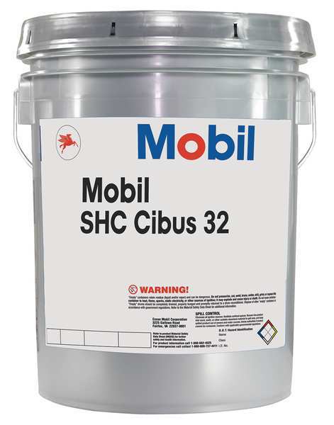 Mobil 5 gal Circulating Oil Pail 32 ISO Viscosity, 10 SAE, Amber 104093