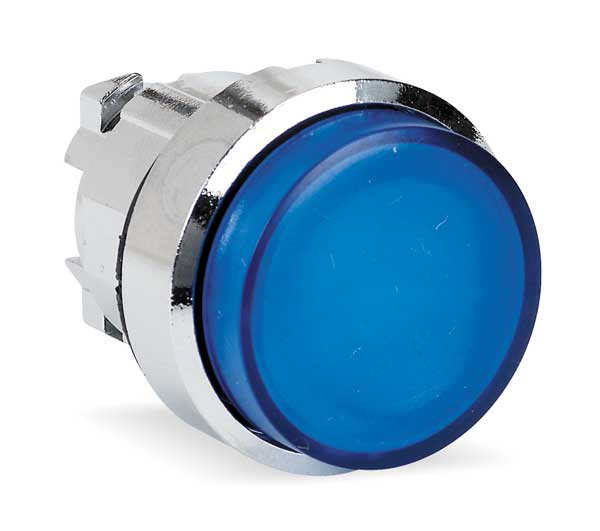 Schneider Electric Illuminated Push Button Operator, 22 mm, Blue ZB4BH63