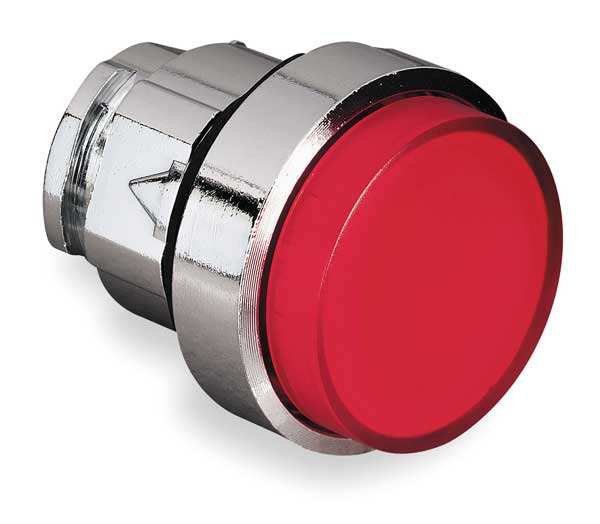 Schneider Electric Illuminated Push Button Operator, 22 mm, Red ZB4BW143