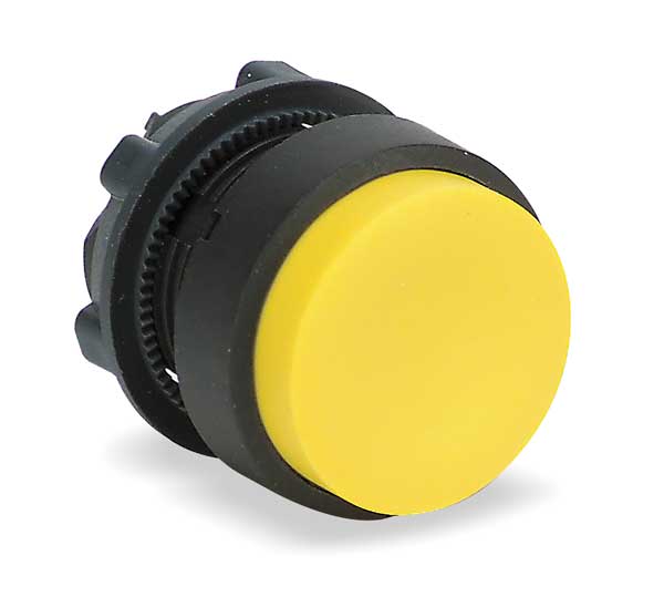 Schneider Electric Push Button operator, 22 mm, Yellow ZB5AH5