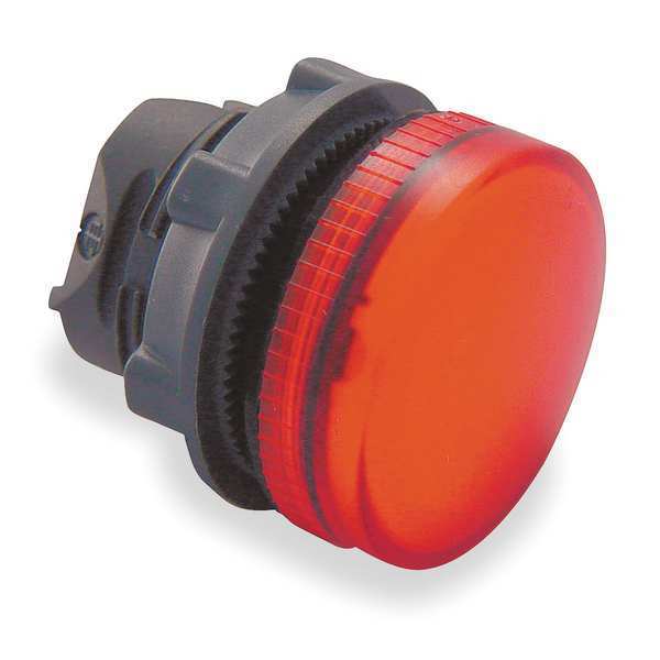 Schneider Electric Pilot Light Head, Red, 22mm ZB5AV04