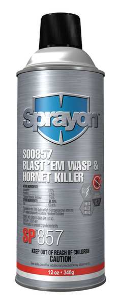 Sprayon 12 oz. Aerosol Outdoor Only Wasp and Hornet Killer, PK1 S00857000