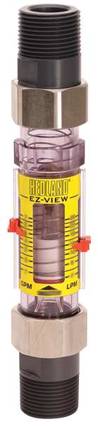 Hedland Flowmeter, 1 MNPT, 3-18 GPM H629-018-R