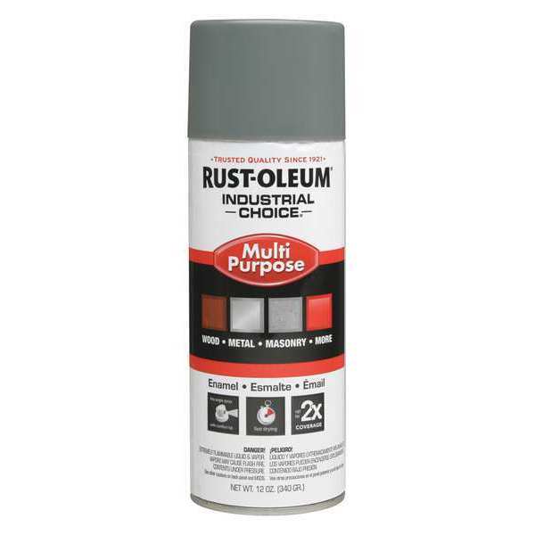 Rust-Oleum Spray Paint, Smoke Gray, Gloss, 12 oz 1688830