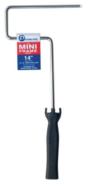 Premier Mini Paint Roller Frame, Frame, Plastic Handle, 6-1/2" Rollers 85014