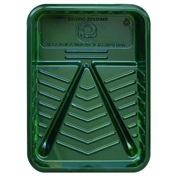 Zoro Select PET Recycled Plastic Paint Tray, 1 qt, 15 1/2" L, 2 1/2" D, 11 1/2" W GPT