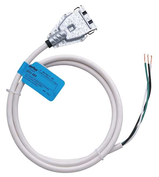 Lithonia Lighting Unselectable Cord, OnePassOCU, 480V, 5FT OCU 480 TAP12 05 WH M35