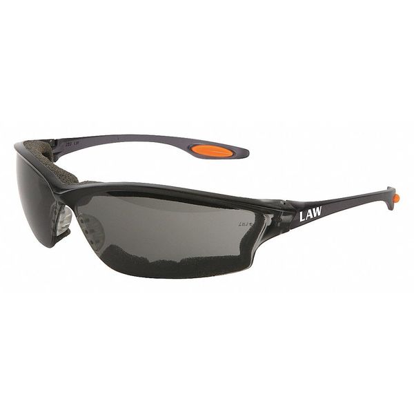 Mcr Safety Safety Glasses, Gray Anti-Fog ; Anti-Scratch LW312AF