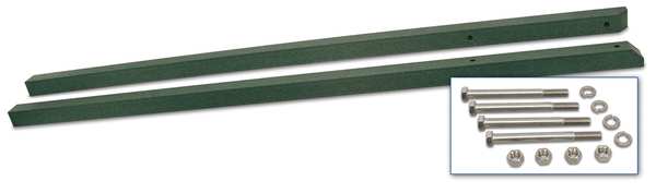 United Visual Products Green Sign Post ; ft. Recycled Plastic UVMCP-WOODGRN