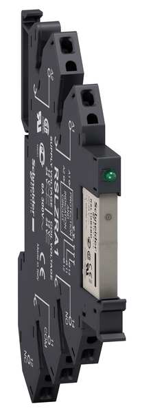 Schneider Electric Slim Interface Relay, DIN-Rail Mounted, SPDT, 24V DC, 5 Pins RSL1PRBU