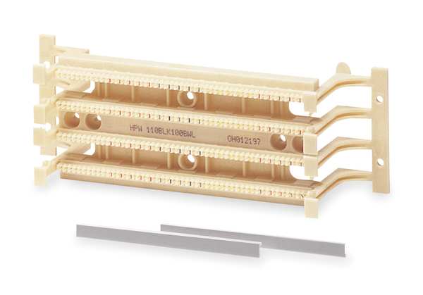 Hubbell Premise Wiring Wiring Block110/300-pair w/5pair block 110BLK300FTK5