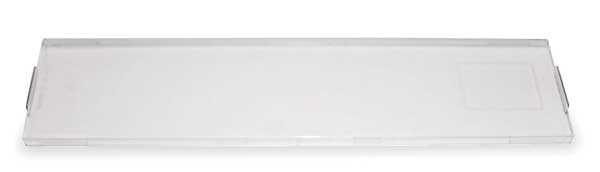Hubbell Premise Wiring Clear Block Cover, 2.30 in W, 9.90 in L HPW66MCVR