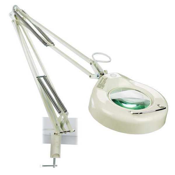 Lumapro LUMAPRO 22 W, Compact Fluorescent Articulating Arm Round Magnifier Light 6MNU0