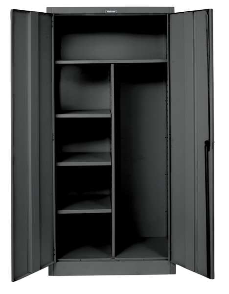 Hallowell 20 ga. ga. Steel Storage Cabinet, 36 in W, 78 in H, Stationary 855C24A-ME