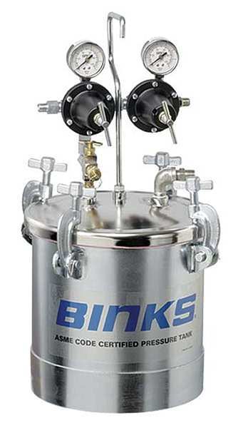 Binks Pressure Tank, 2.8 Gal 83Z-220