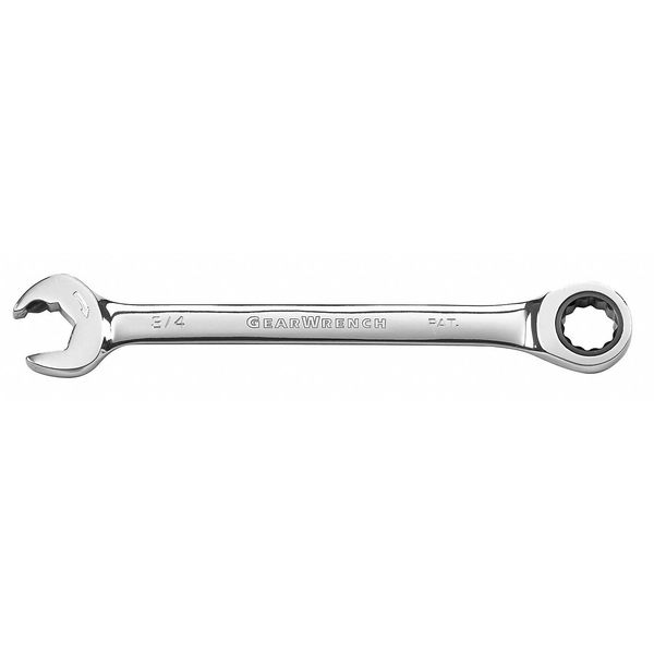 Gearwrench 5/8" 72-Tooth 12 Point Open End Ratcheting Combination Wrench 85580