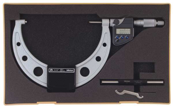 Mitutoyo Digital Micrometer, Outside, 5 to 6", SPC 293-351-30