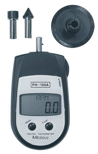 Mitutoyo Tachometer, 1 to 25,000 rpm 982-551