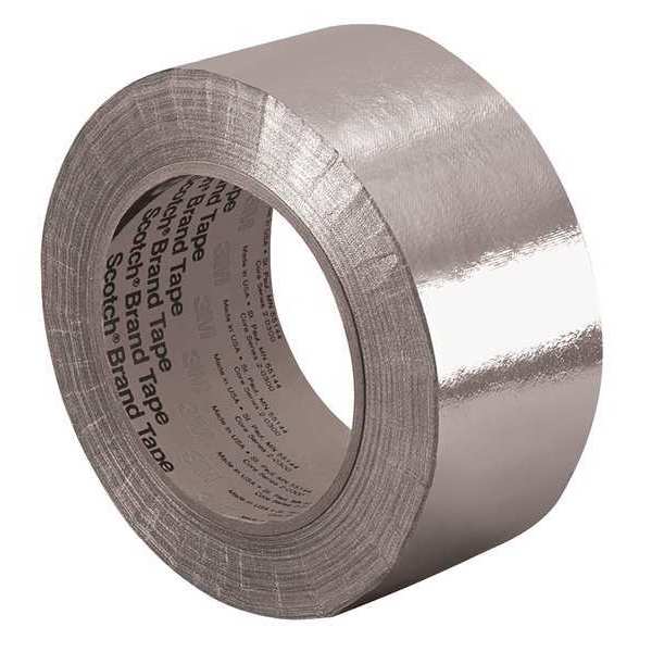 3M Glass Foil Tape, 1/2 In. x 36 Yd., Silver 3M 363 1/2" X 36YD