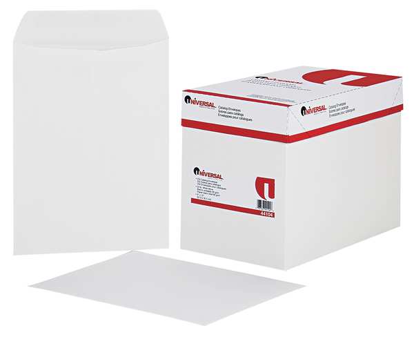 Universal Envelope, 9 x 12, White, PK250 UNV44104