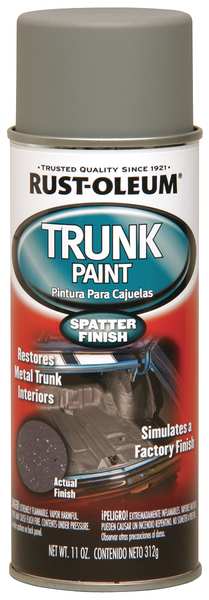 Rust-Oleum Trunk Paint, Gray/White, 11 oz. 251580