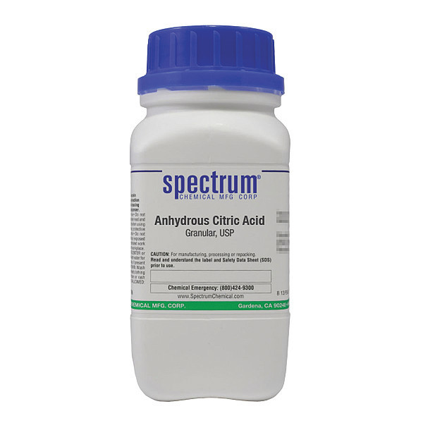 Spectrum Anhdrs Ctrc Acid, granular, USP, 500g CI133-500GM