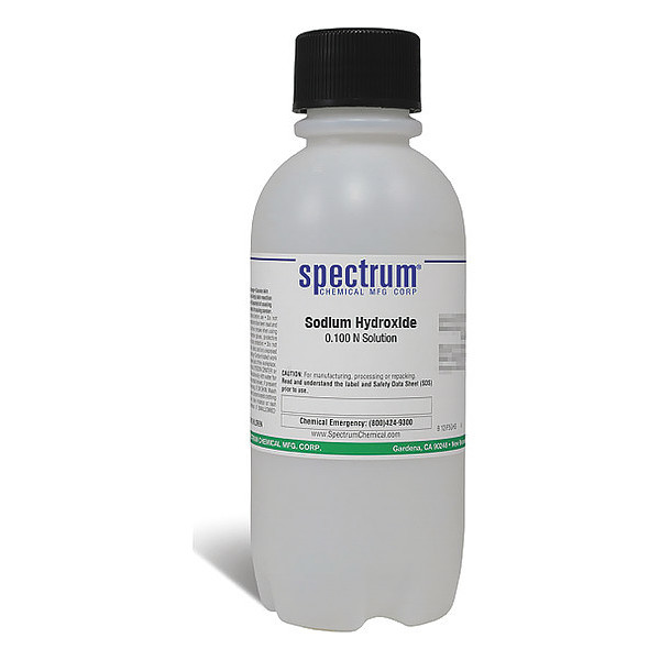 Spectrum NaOH, 0.100 N Sltn, APHA, 500mL S-340-500ML