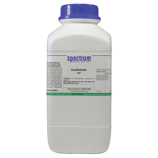 Spectrum Guaifenesin, USP, 2.5kg GU102-2.5KG