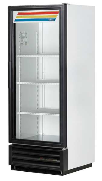 True Glass Door Merchandiser Refrigerator, 12 cu ft, White GDM-12-HC-TSL01