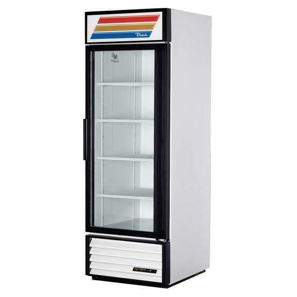True Glass Door Merchandiser Refrigerator, 23 cu ft, White GDM-23-HC-TSL01
