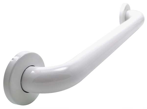 Wingits 24" L, Polyester Painted, Stainless Steel, Grab Bar, Poly Painted WGB6YS24WH