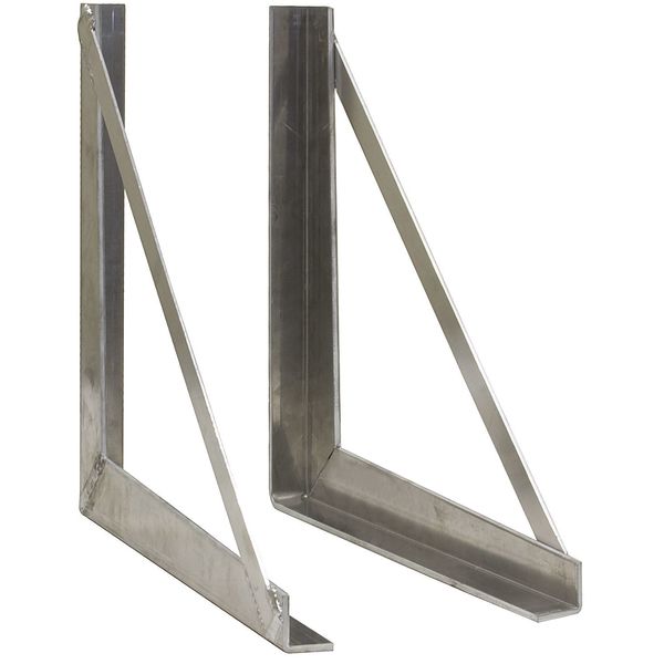Buyers Products 18x18 Inch Welded Aluminum Truck Tool Box Brackets 1701030