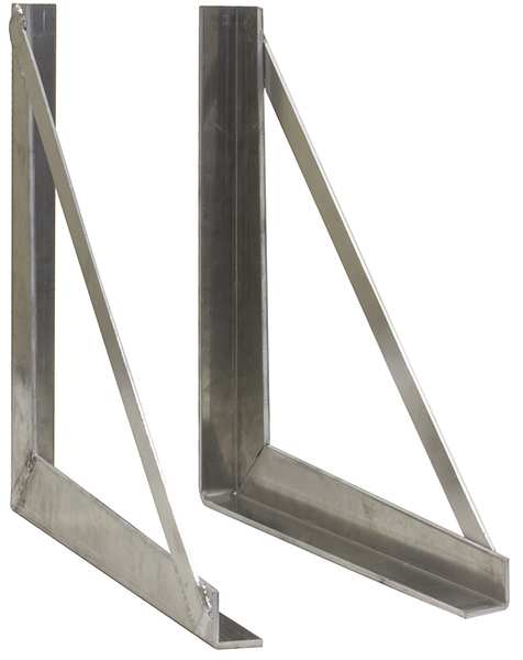 Buyers Products 24x24 Inch Welded Aluminum Truck Tool Box Brackets 1701040