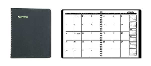 At-A-Glance Planner, Monthly, 6-7/8 x 8-3/4in, Black AAG7012005