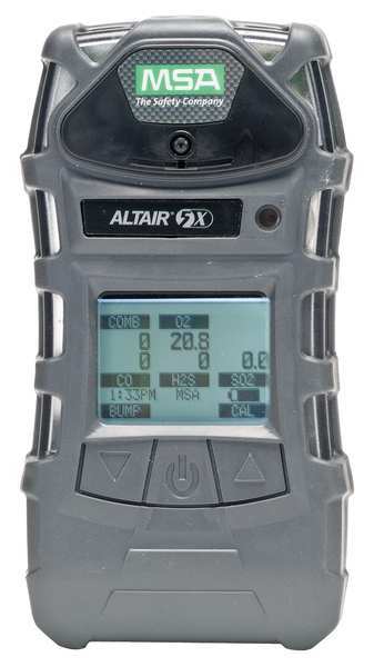 Msa Safety Multi-Gas Detector, 20 hr Battery Life, Gray 10116925
