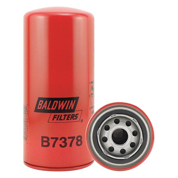 Baldwin Filters Oil Fltr, Spin-On, 8-1/8"x3-11/16"x8-1/8" B7378