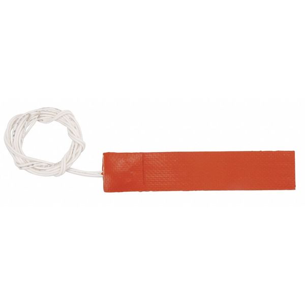 Tempco Strip Heater, 120V, Silicone Rubber, Mounting Type: Standard SHS80421