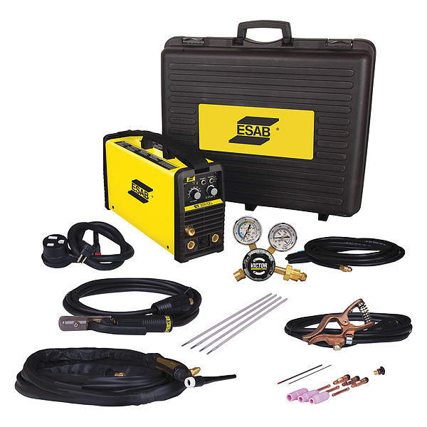 Esab Tig Welder, ArcMaster 201TS TIG/Stick Series, 120V or 208/230V, 200 Max. Output Amps W1003807