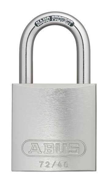 Abus Lockout Padlock, KD, Silver, 1-1/2"H 72 /40 KD Silver