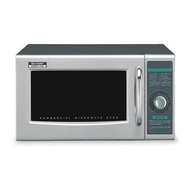 Sharp Stainless Steel Commercial Professional Microwave Oven 0.95 cu ft R21LCFS