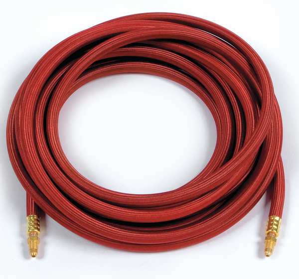 Miller Electric Power Cable, Red Braided Rubber, 25 Ft 57Y03RC