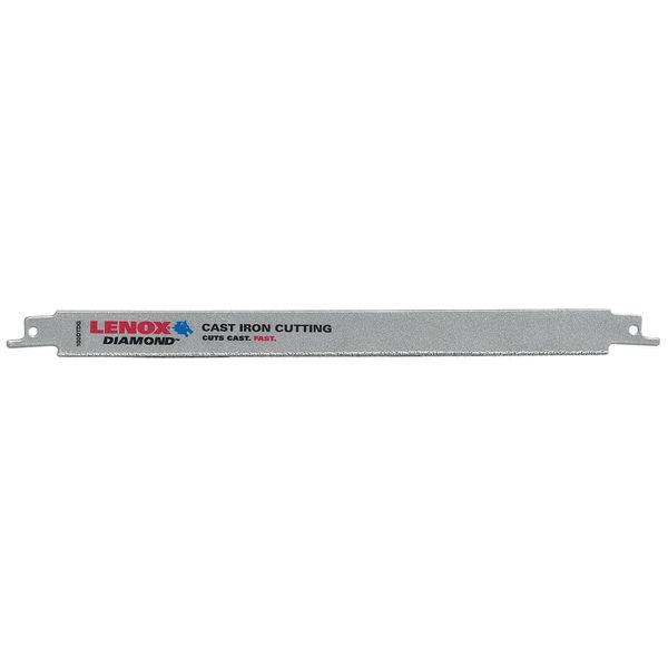 Lenox 9" L x Diamond Grit TPI Specialty Cutting D6A Steel Reciprocating Saw Blade 1766338