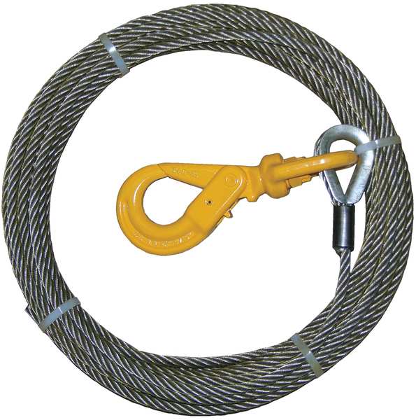 B/A Products Co Winch Cable, Steel, 3/8 In. x 150 ft. 4-38SC150LH