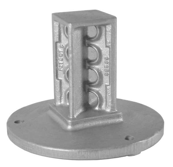 Designovations Anchor for Square Post, Cast Iron S200S