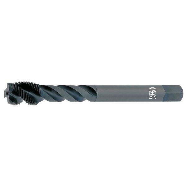 Osg Spiral Flute Tap, M3-0.50, Modified Bottoming, Metric Coarse, Oxide 2290401