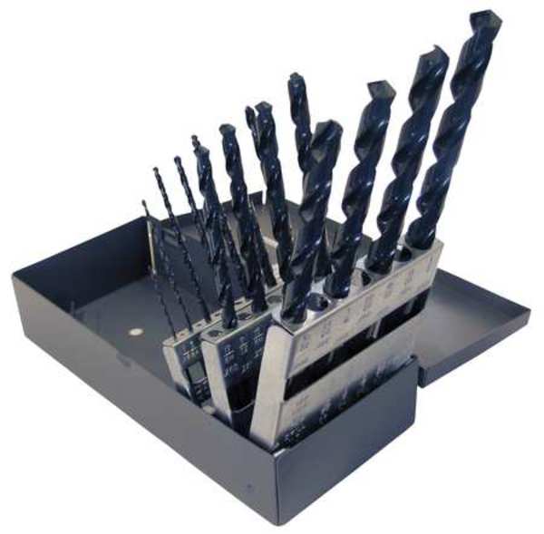 Chicago-Latrobe 16PC 118° General Purpose Taper Shank Drill Set Chicago-Latrobe 110 Steam Oxide HSS 49/64-1IN 69867